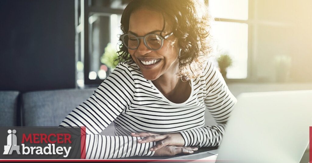 Small business owner in Winnipeg working with an interim controller or bookkeeper to manage accounting tasks.