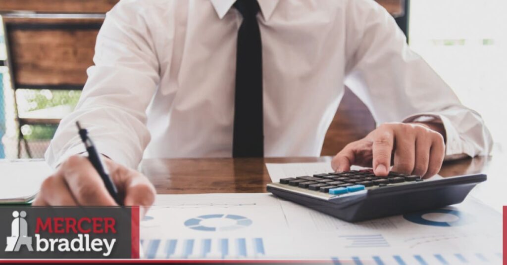 Chart showing Manitoba CPA compensation trends and salary data for 2025 from Mercer Bradley.